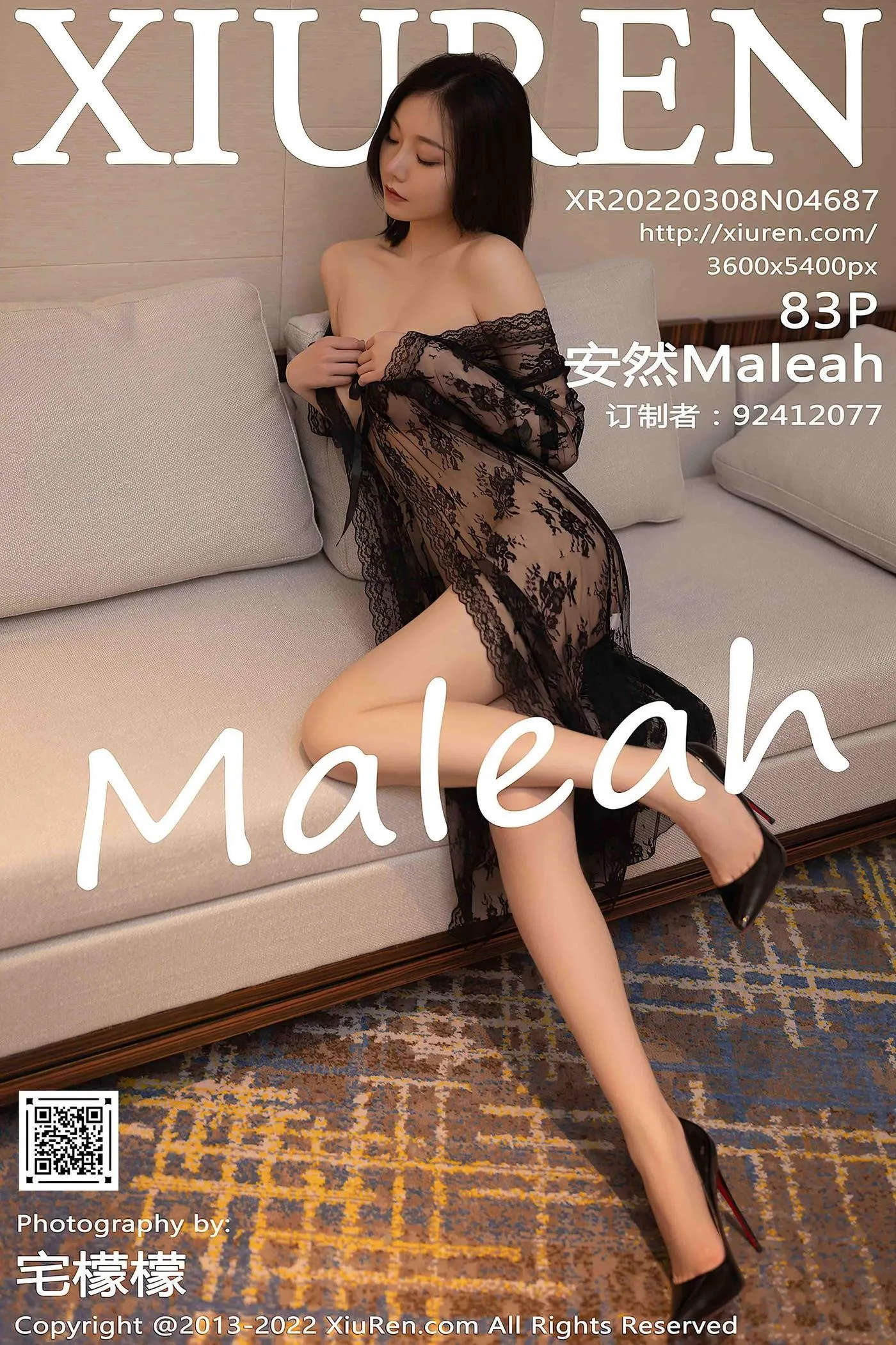 [XIUREN秀人网] 2022.03.08 NO.4687 安然Maleah [84P]插图3